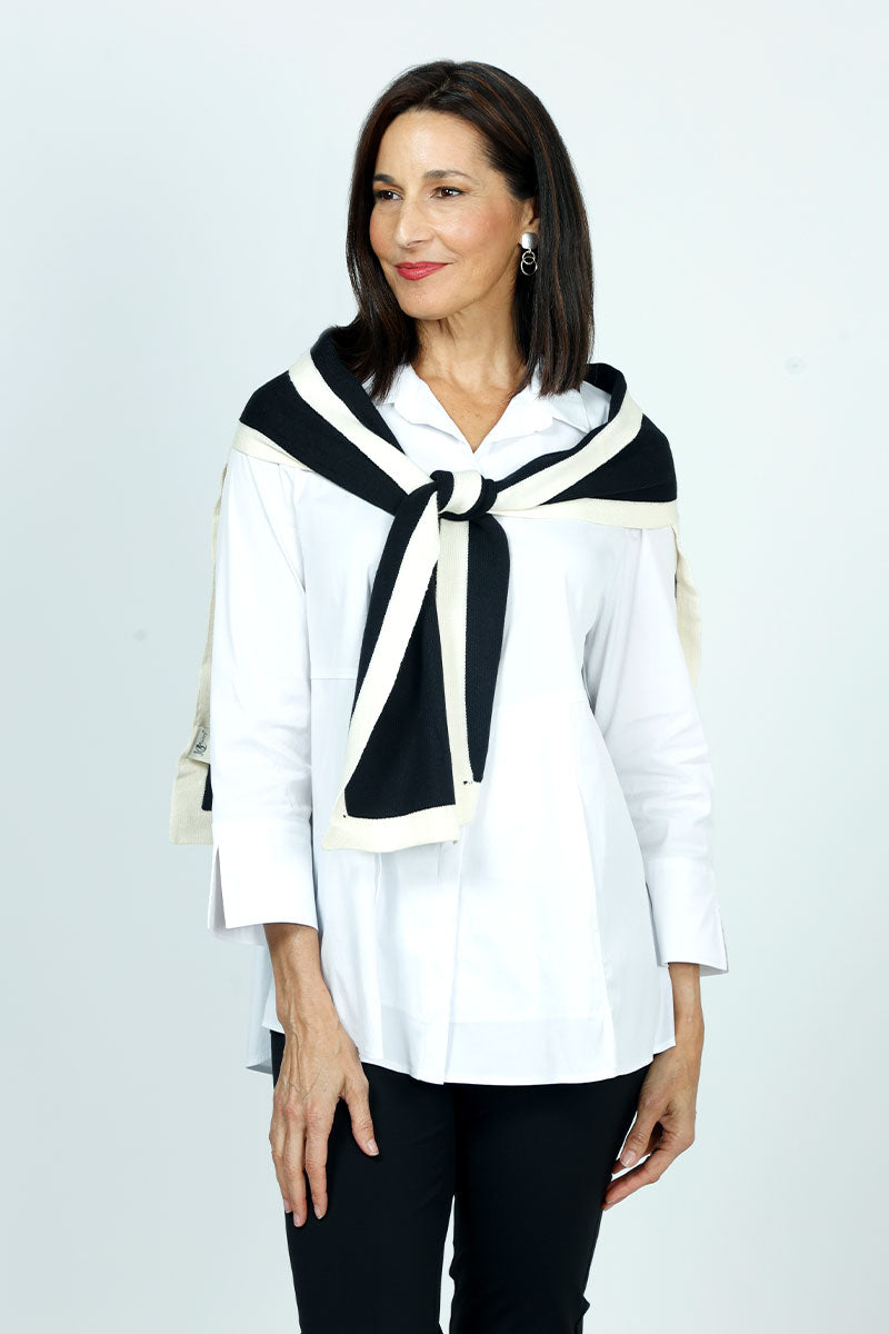 Elegant Tie Front Shawl Wrap - Soft & Stylish Women's Fashion Scarf for Office, Evening & Special Occasions