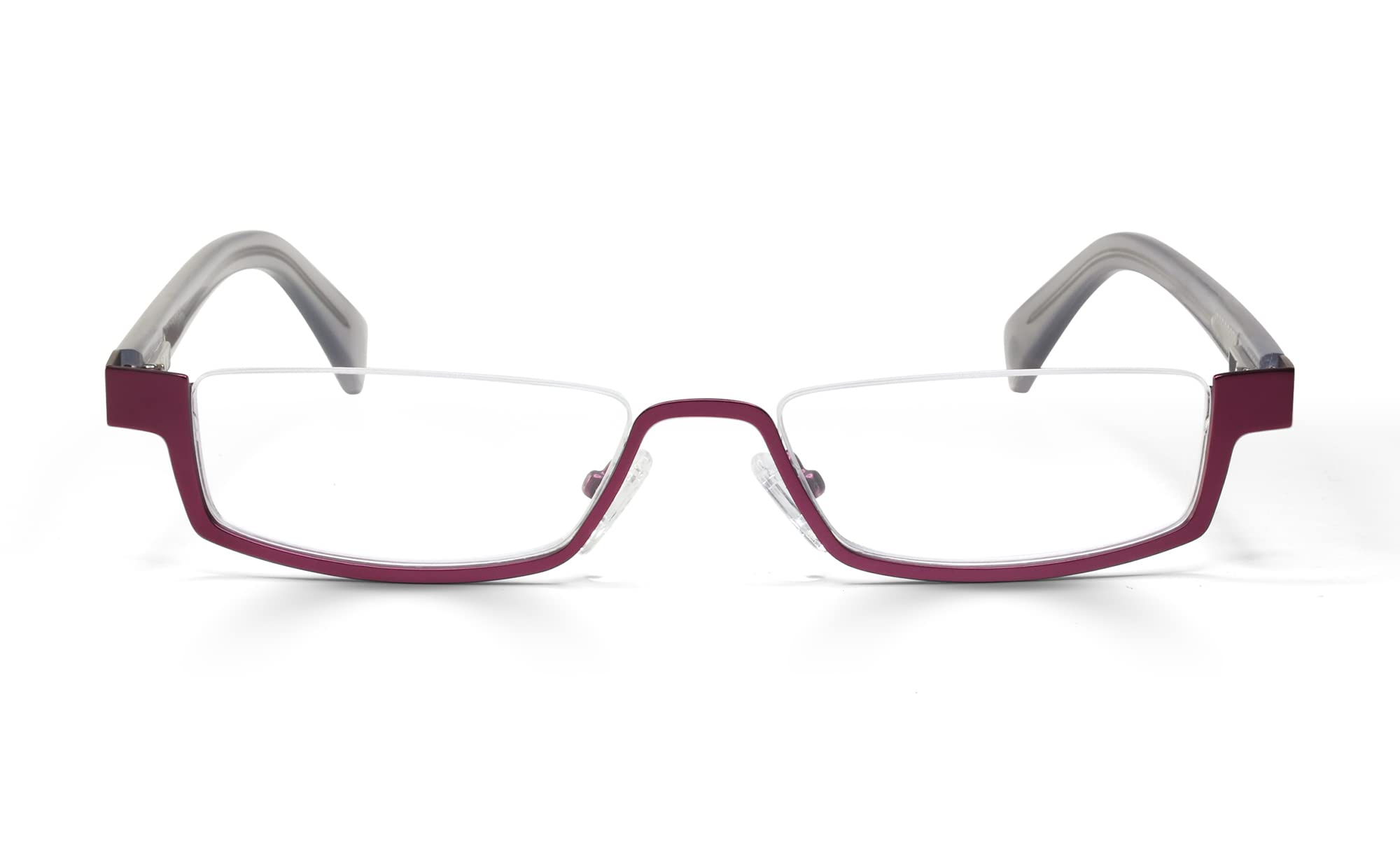 Eyebobs Peek Performer Reading Glasses - Unisex Half Rim for Work & Reading