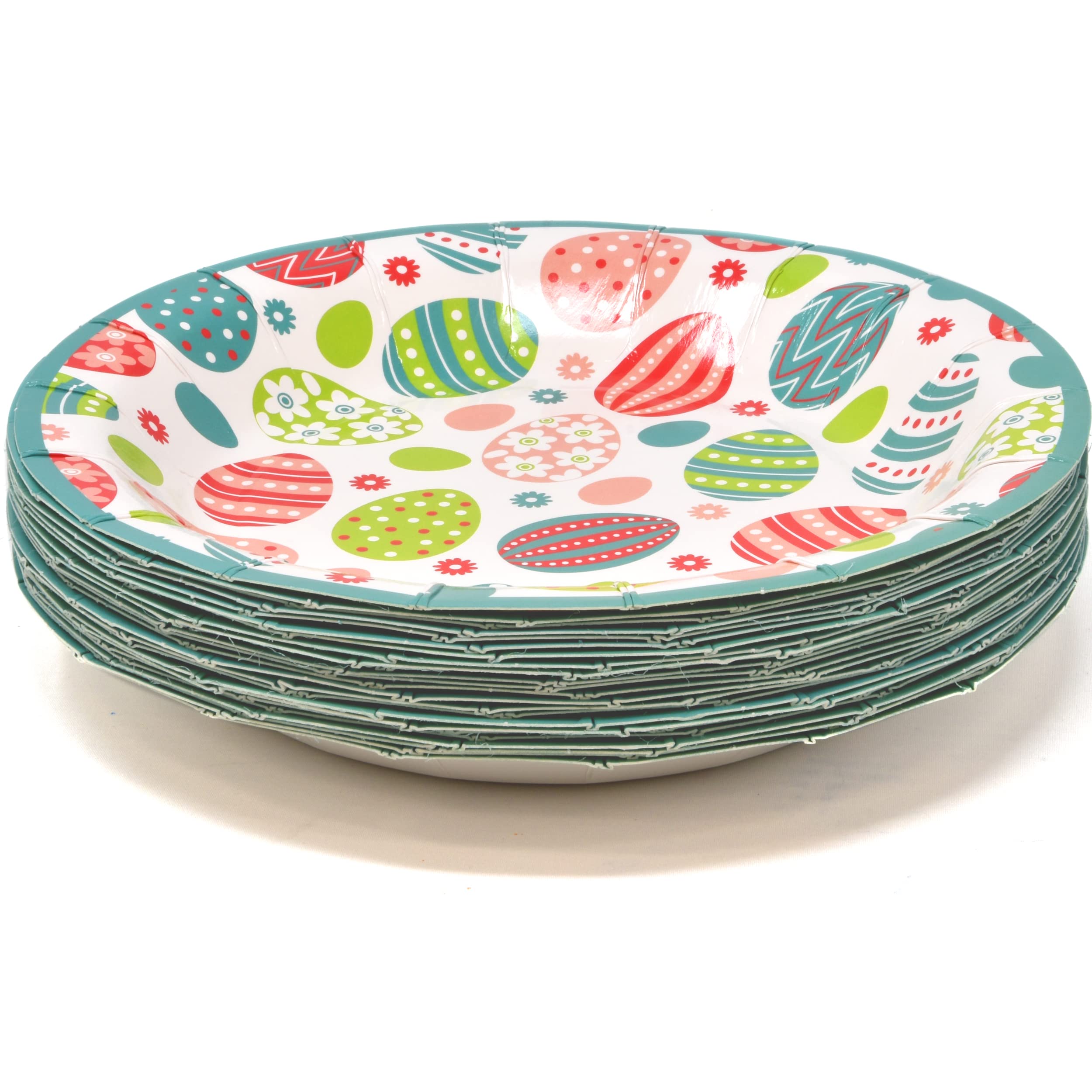Easter Party Supplies - 24-Piece Disposable Tableware Set with 9