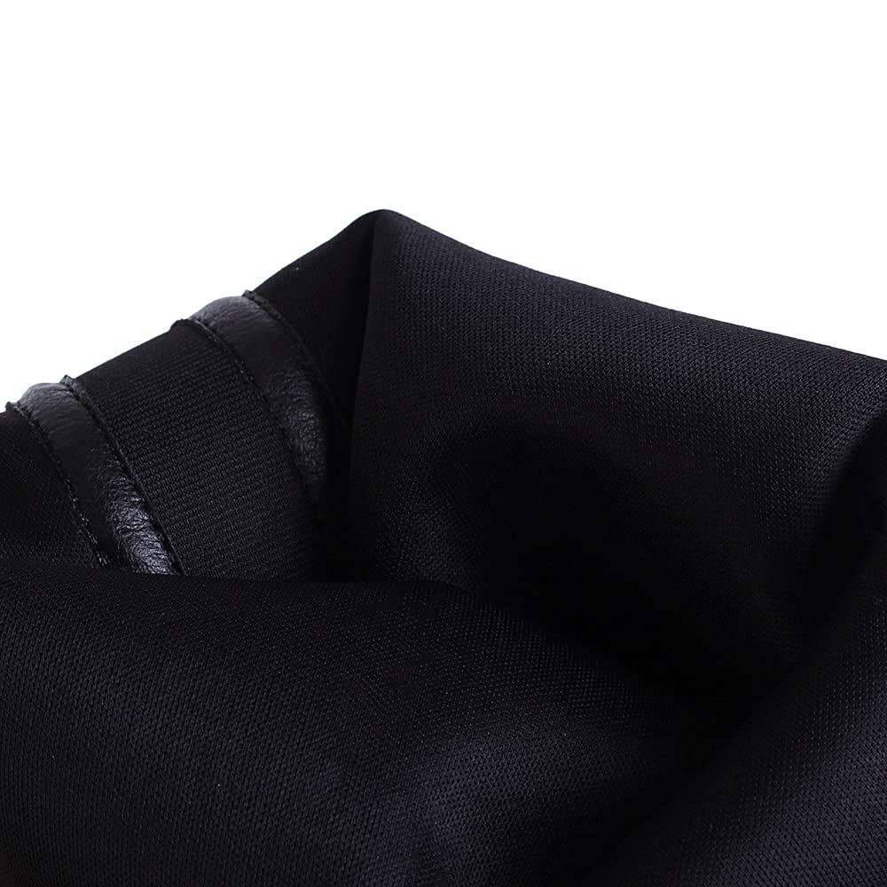 SheSole Women's Winter Black Faux Suede Thigh High Heel Boots - Sexy Long Boots for Women, Fashionable Winter Boots with Block Heel, Perfect for Party, Date Night and Cold Weather Outfits