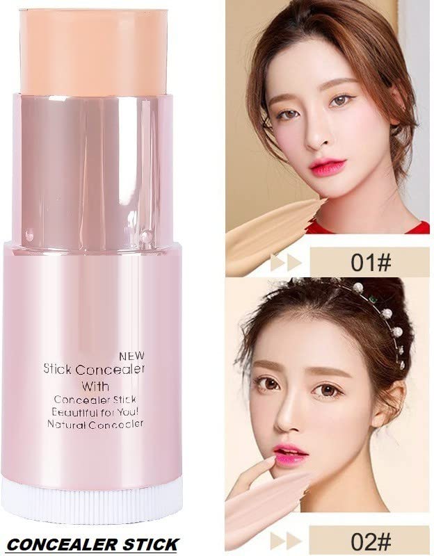 Wiffy Contour Stick Concealer with SPF 15 - Creamy Full Coverage Makeup for Face Contouring & Highlighting - Perfect for Daily Wear, Photo Shoots & Special Occasions