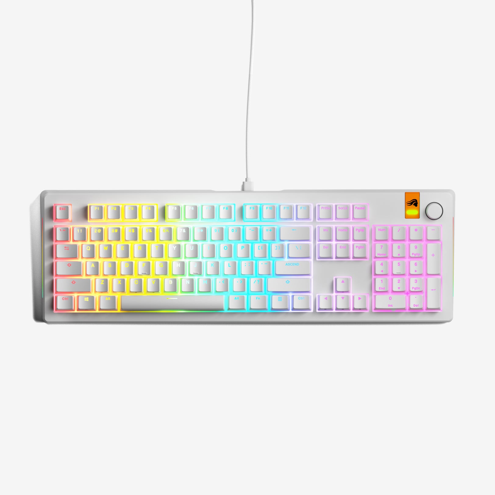 GMMK 3 HE Prebuilt Mechanical Gaming Keyboard - Hot-Swappable RGB Backlit Wired Keyboard for PC, Mac, PS5 - Perfect for Esports, Typing & Office Work