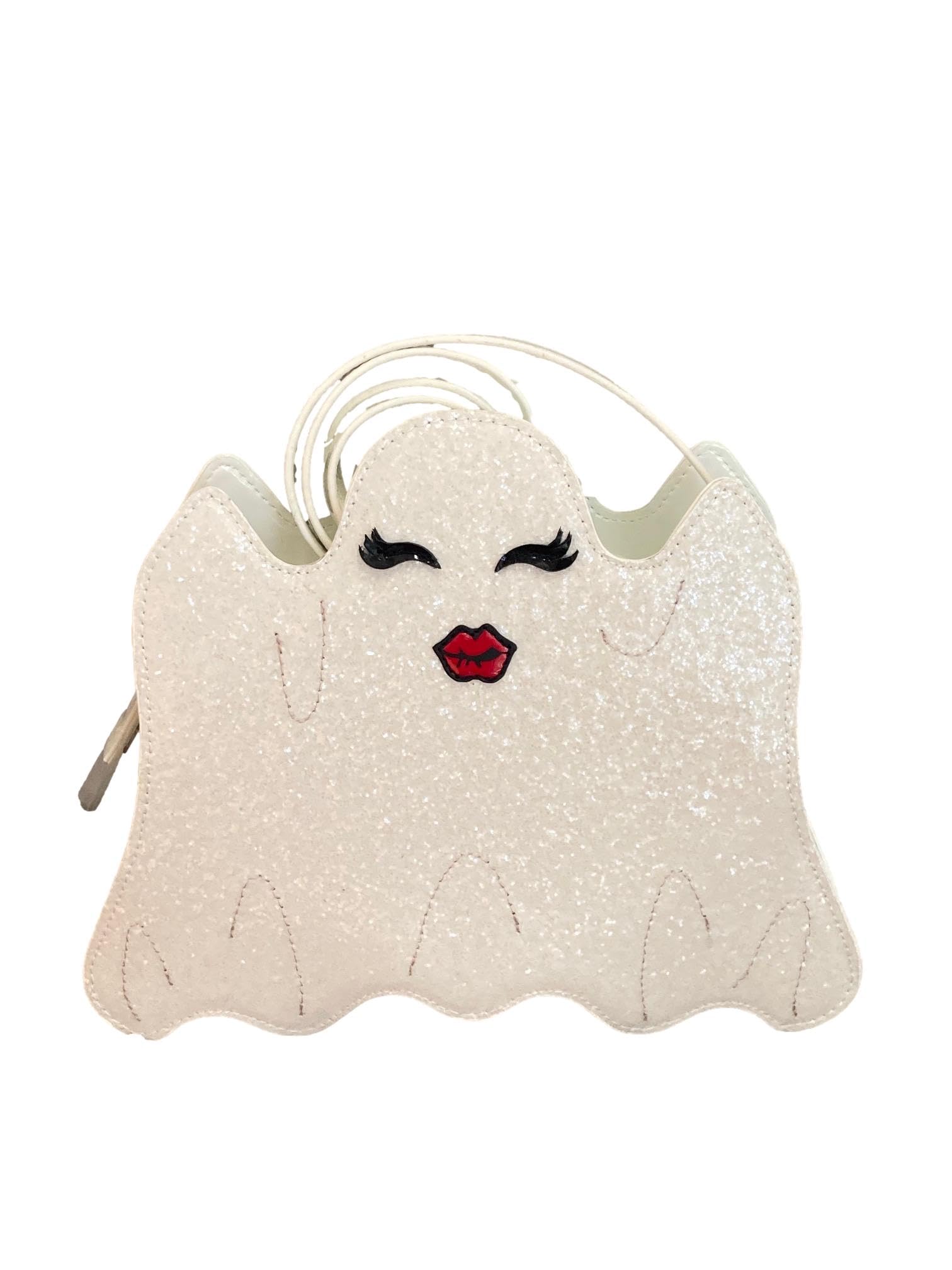 Betsey Johnson XOBOO Kitsch Ghost Crossbody Bag - Stylish White Halloween Purse for Women | Perfect for Parties, Costumes & Everyday Fashion Accessory