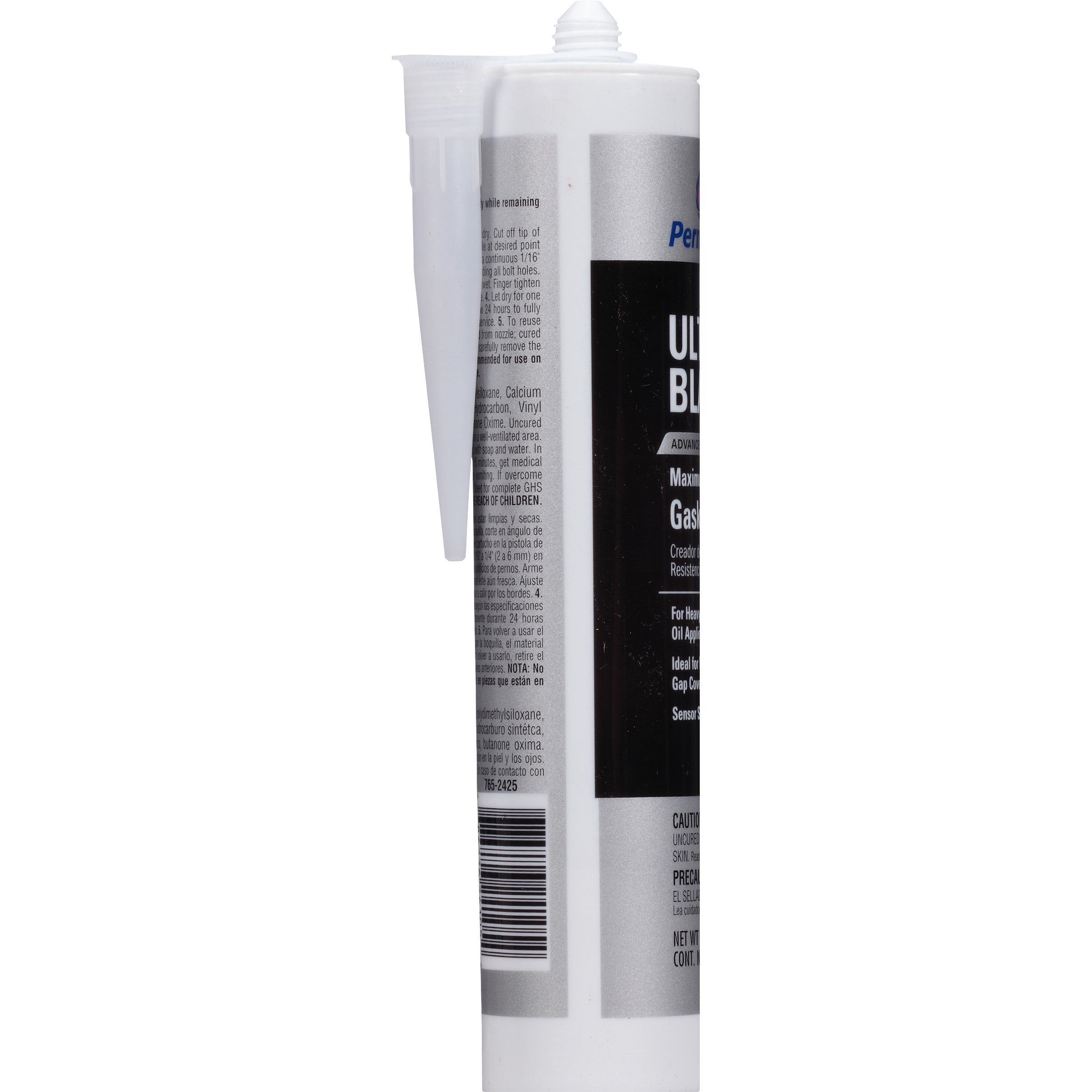 Permatex 24105-12PK Ultra Black High-Temp RTV Silicone Gasket Maker - Maximum Oil Resistance, 13 oz Tube (12-Pack) - Ideal for Automotive Engines, Transmissions & Marine Applications