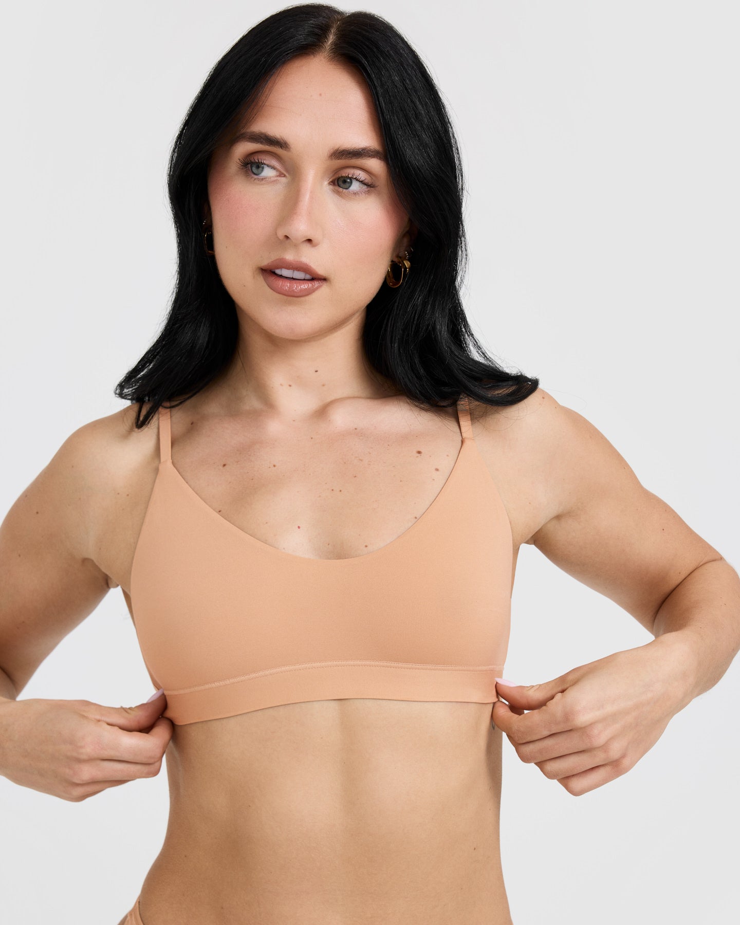 Silhouette Bralette - Nude Lace Underwire Bra for Women | Comfortable Everyday Wear & Layering