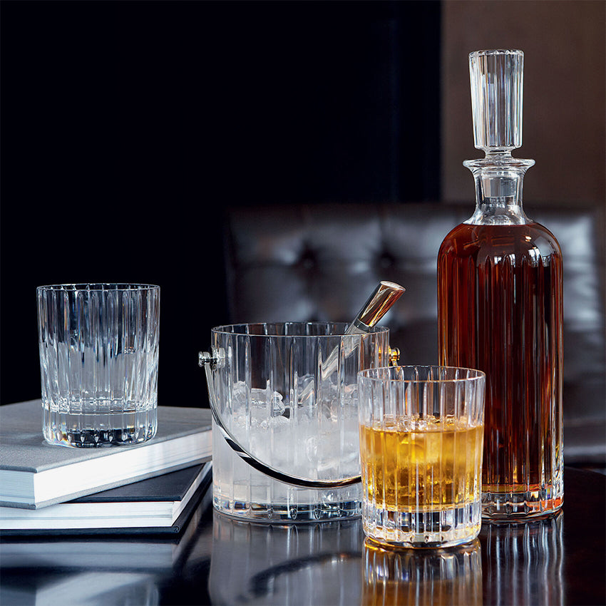 Baccarat Crystal Harmonie Whisky Round Decanter - Luxury Glass Whiskey Decanter Set for Scotch Bourbon & Spirits - Perfect for Home Bar, Gifts & Entertaining