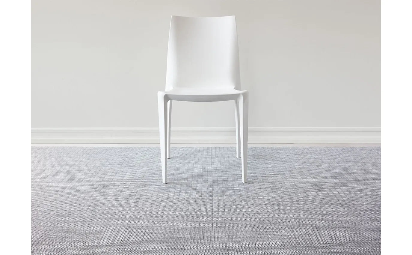 Chilewich LTX Thatch Woven Placemat 23x36 Inch - Indoor/Outdoor Use - Dove Gray - Perfect for Dining Tables, Patio Decor, and Kitchen Countertops