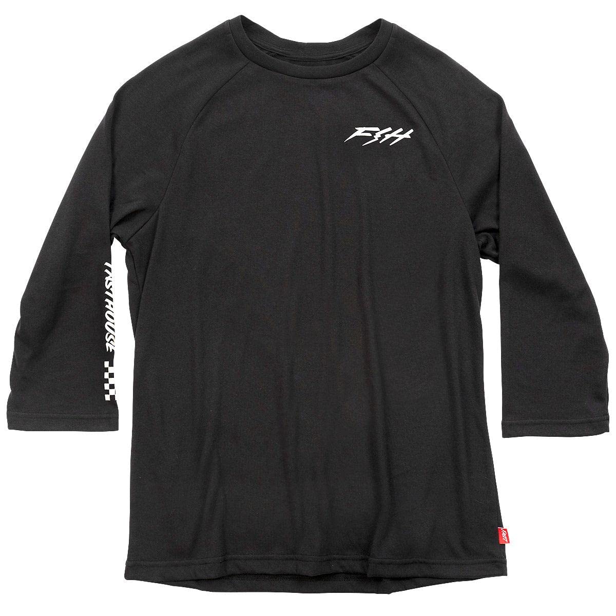 FASTHOUSE Rush Raglan Tech Tee - Moisture Wicking Performance T-Shirt for Men - Gym, Running & Outdoor Activities