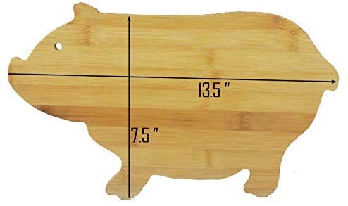 10 Pack Bamboo Wood Cutting Board Set - 13.75
