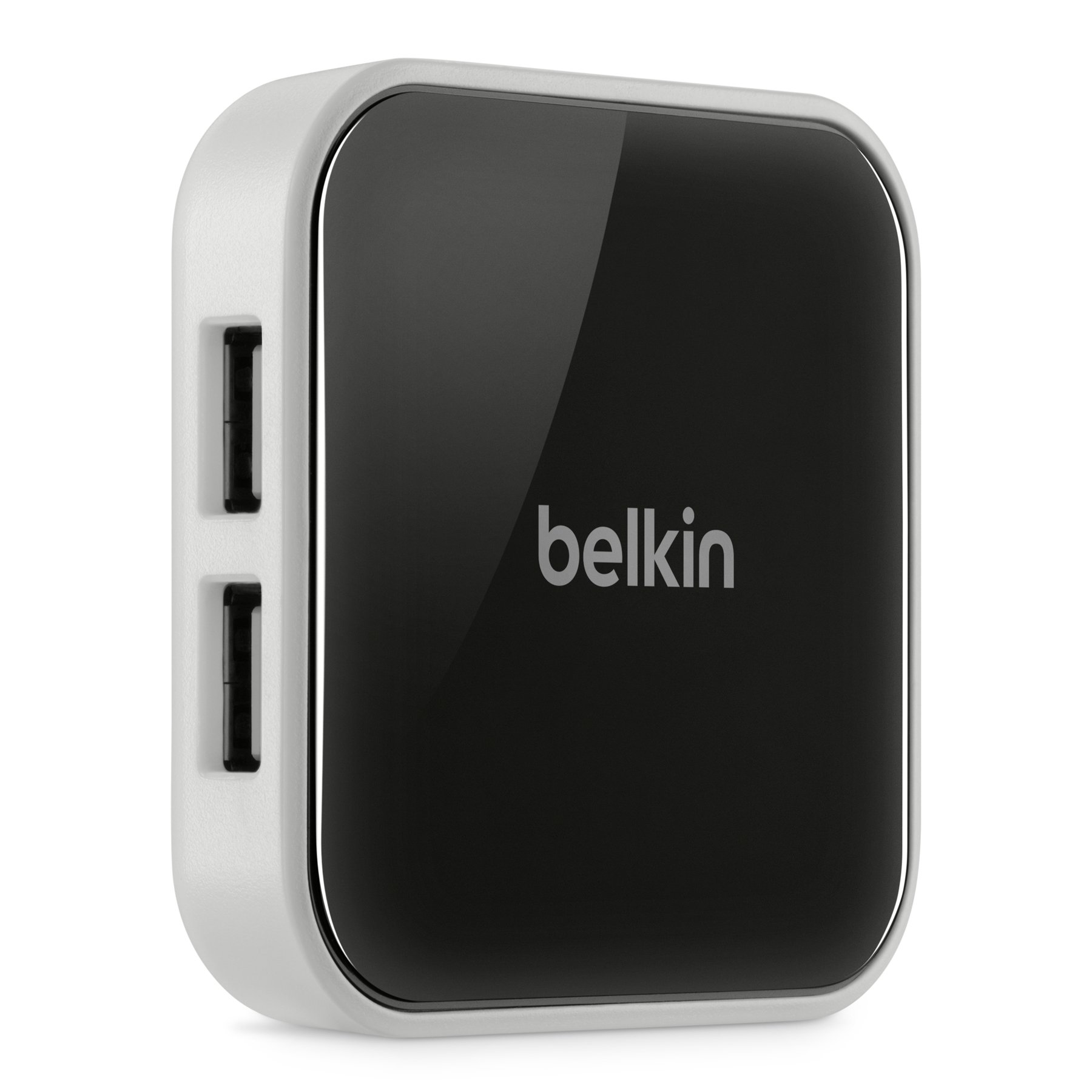Belkin 4-Port USB Hub - High-Speed USB 3.0 Desktop Docking Station with Power Adapter - Compatible with USB Drives, Keyboards, Mice & More - Ideal for Home Office, Gaming & Multi-Device Charging