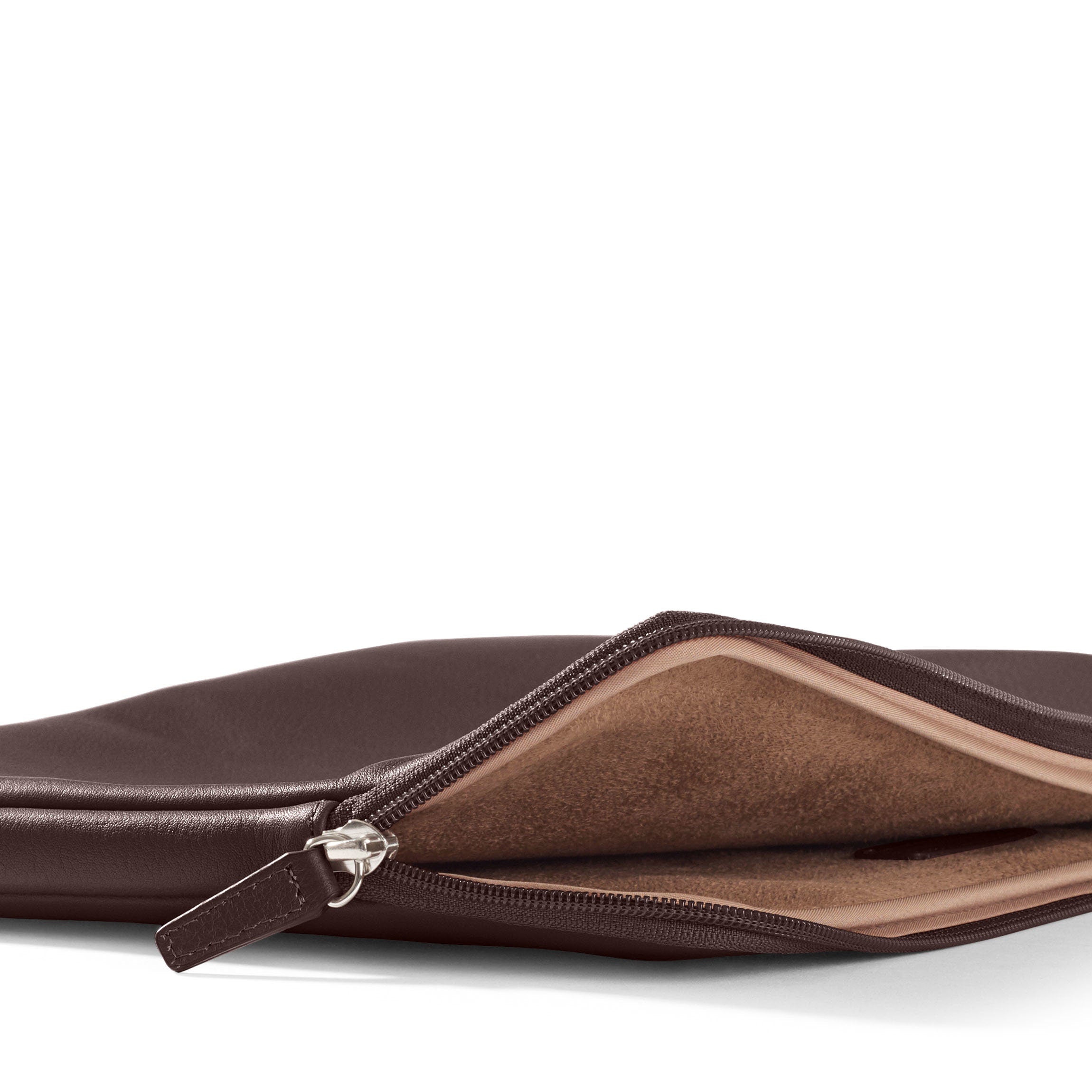 13/14 Inch Slim Laptop Sleeve Case - Premium Brown PU Leather Protective Cover for MacBook Air/Pro | Perfect for Work, Travel & School