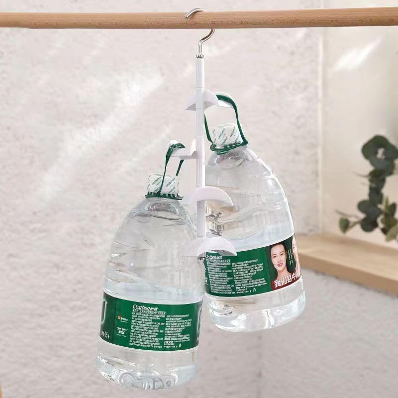 Rotating Closet Organizer with 4 Hooks - Space-Saving Purse Hanger for Handbags, Scarves, Belts & Accessories | Perfect for Bedroom, Closet & Entryway Organization