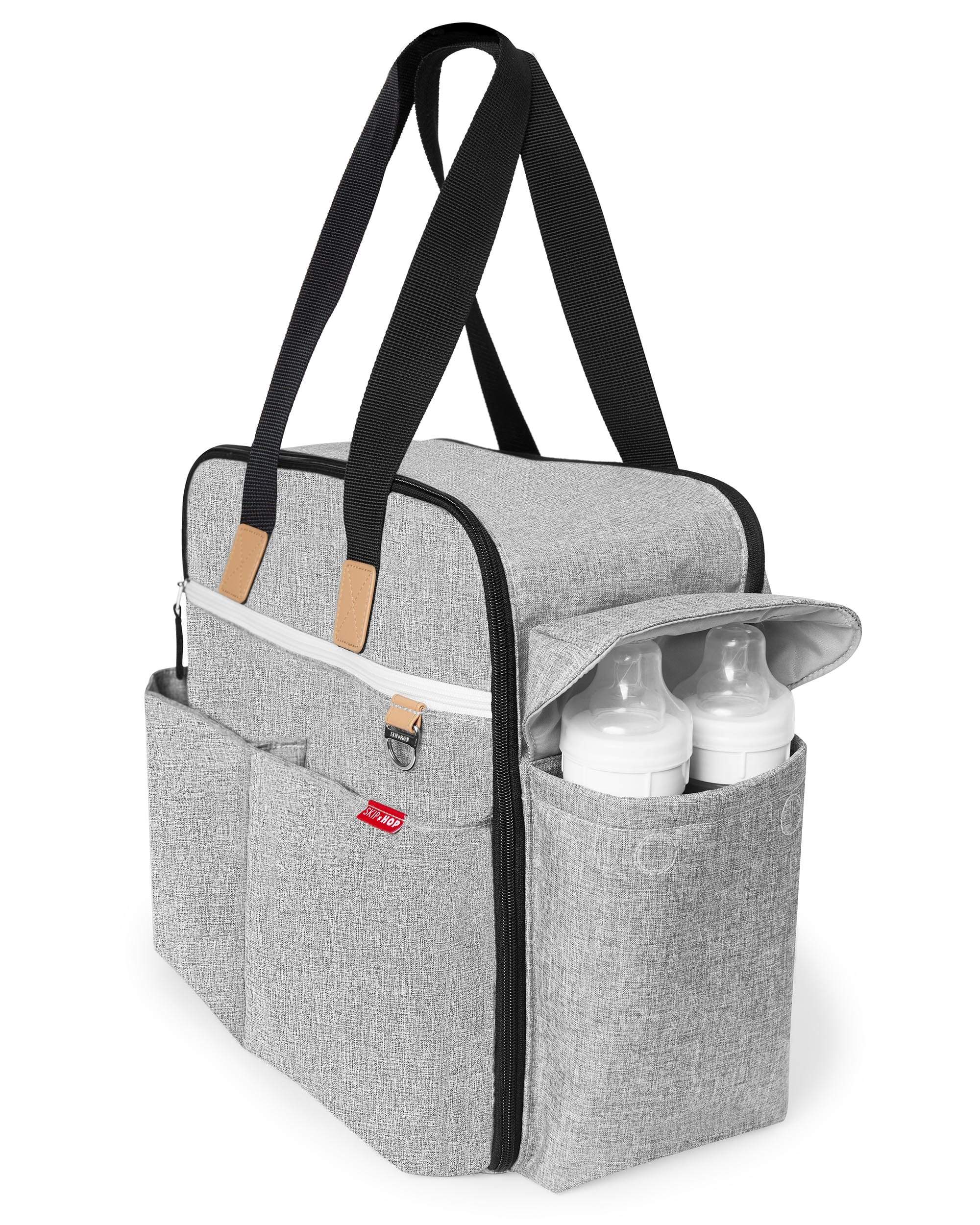 Skip Hop Duo Weekender Diaper Bag - Stylish & Spacious Baby Travel Bag for Parents | Perfect for Day Trips, Air Travel & Family Outings