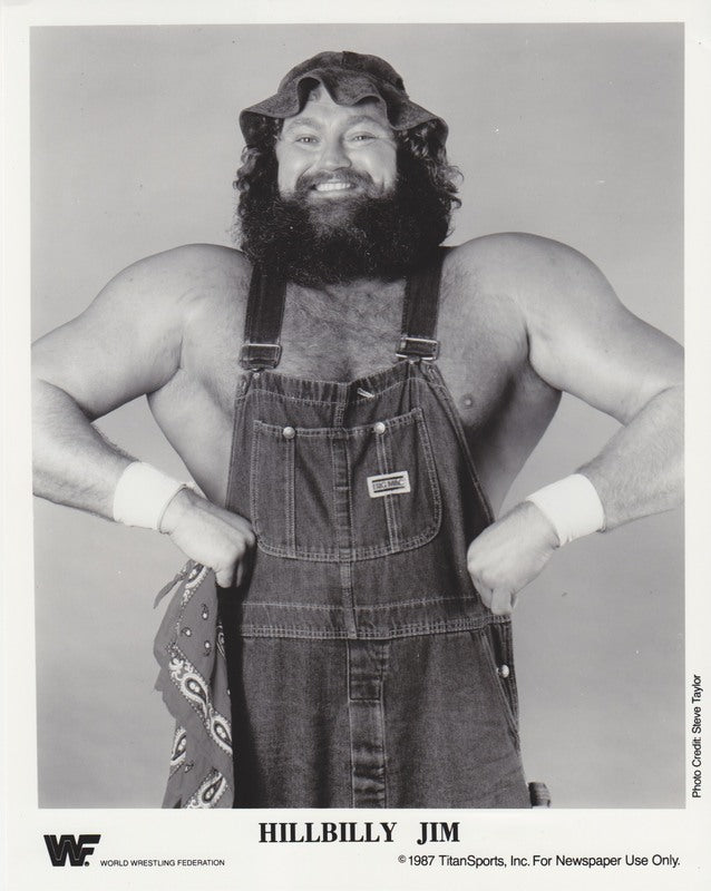 1987 Hillbilly Jim Wrestling Action Figure - Vintage Collectible Toy for WWE Fans & Memorabilia Enthusiasts - Perfect for Display, Gifts, and Nostalgic Wrestling Collections