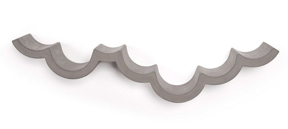 Lyon Beton Cloud 745 Modern Wall-Mounted Toilet Paper Holder - Bathroom Tissue Dispenser for Home, Office & Commercial Use