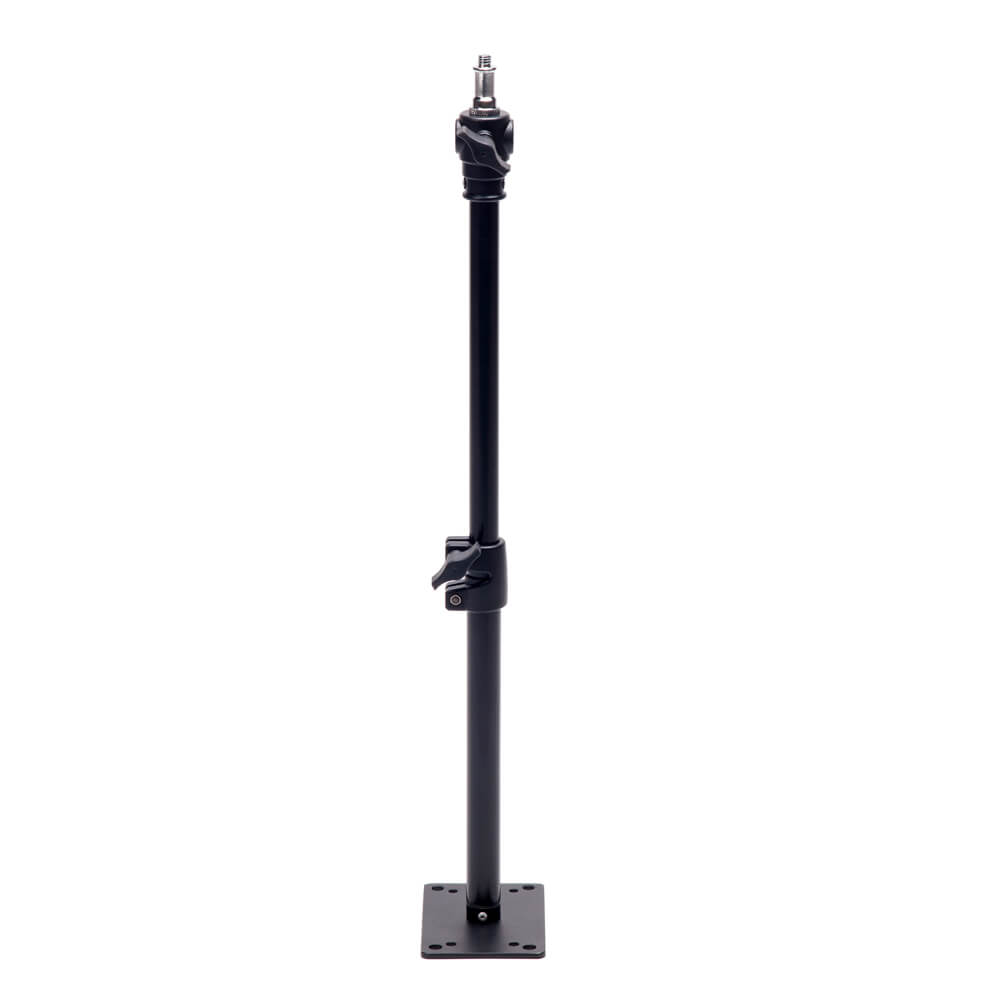Ceiling and Wall Mounted Table Stand with Center Post - Heavy Duty Adjustable Height for Restaurants, Cafes, and Home Dining Rooms