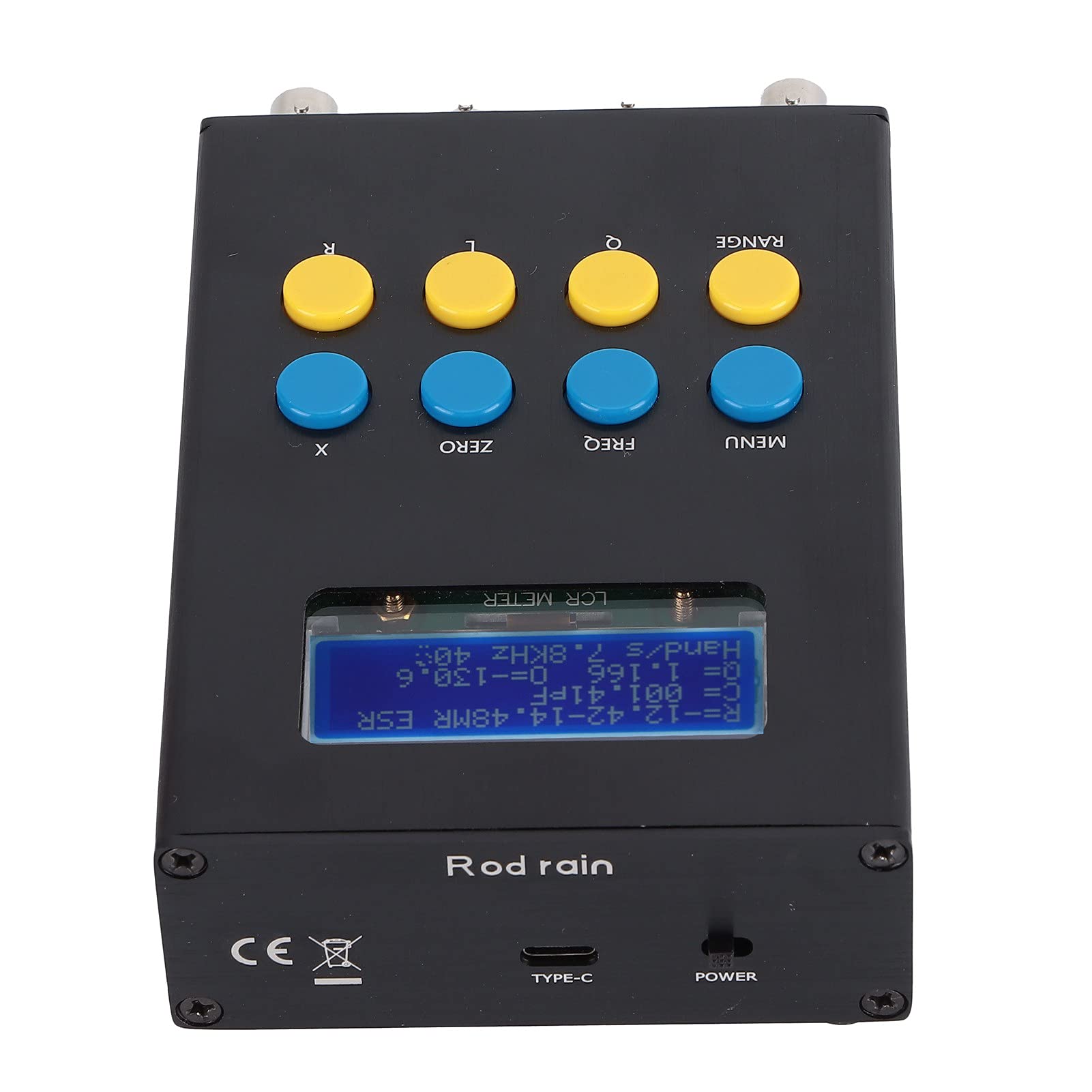 High Precision Digital Bridge Tester 100HZ/1KHZ/7.8KHZ - Automatic Recognition Anti-Corrosion Measurement Tool for Electronics, Circuit Boards & Industrial Maintenance