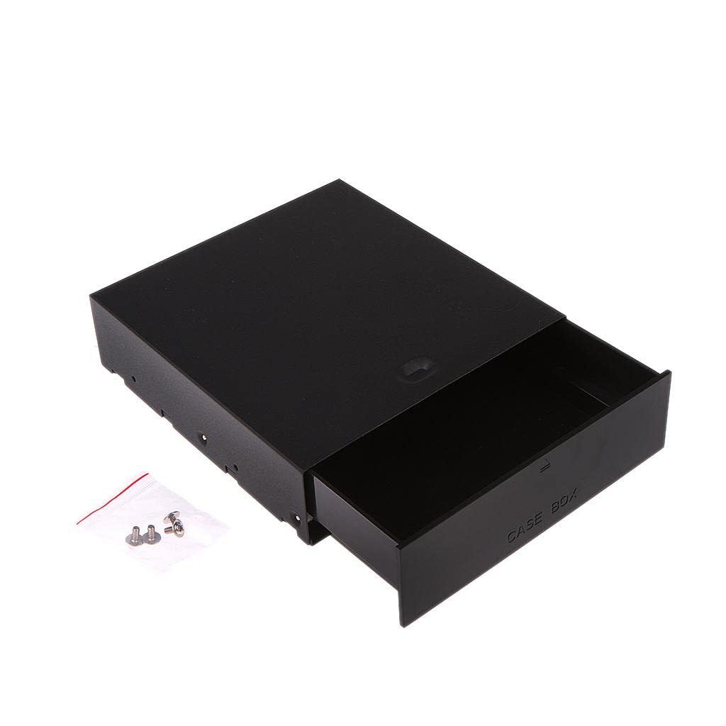 Universal DVD/CD Storage Case - Organize Computer & Mobile Media Discs | Compact Drawer Rack for Home & Office Use