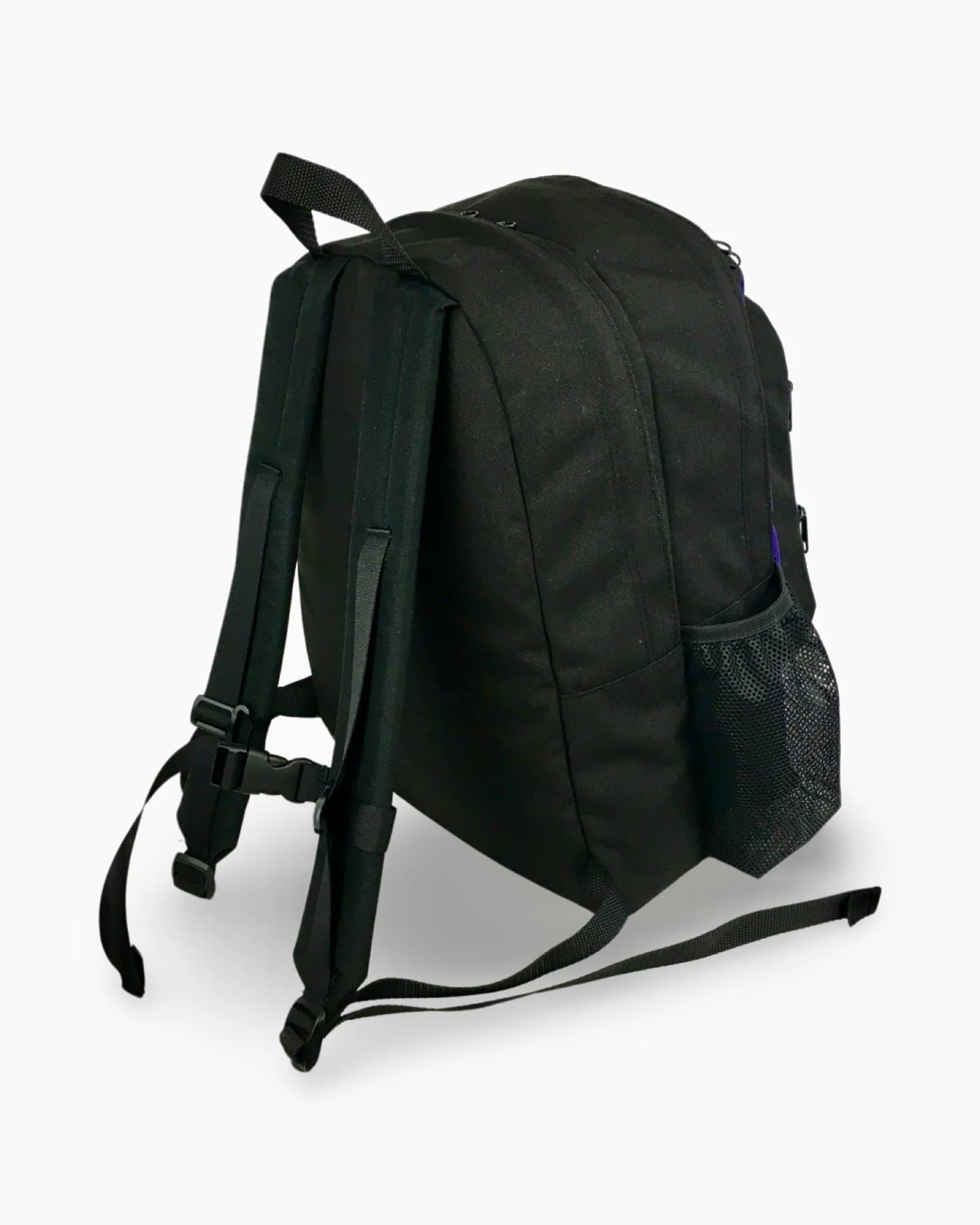 TouCom Laptop Backpack - Durable USA-Made Black/Navy Design - Perfect for Work, School & Travel