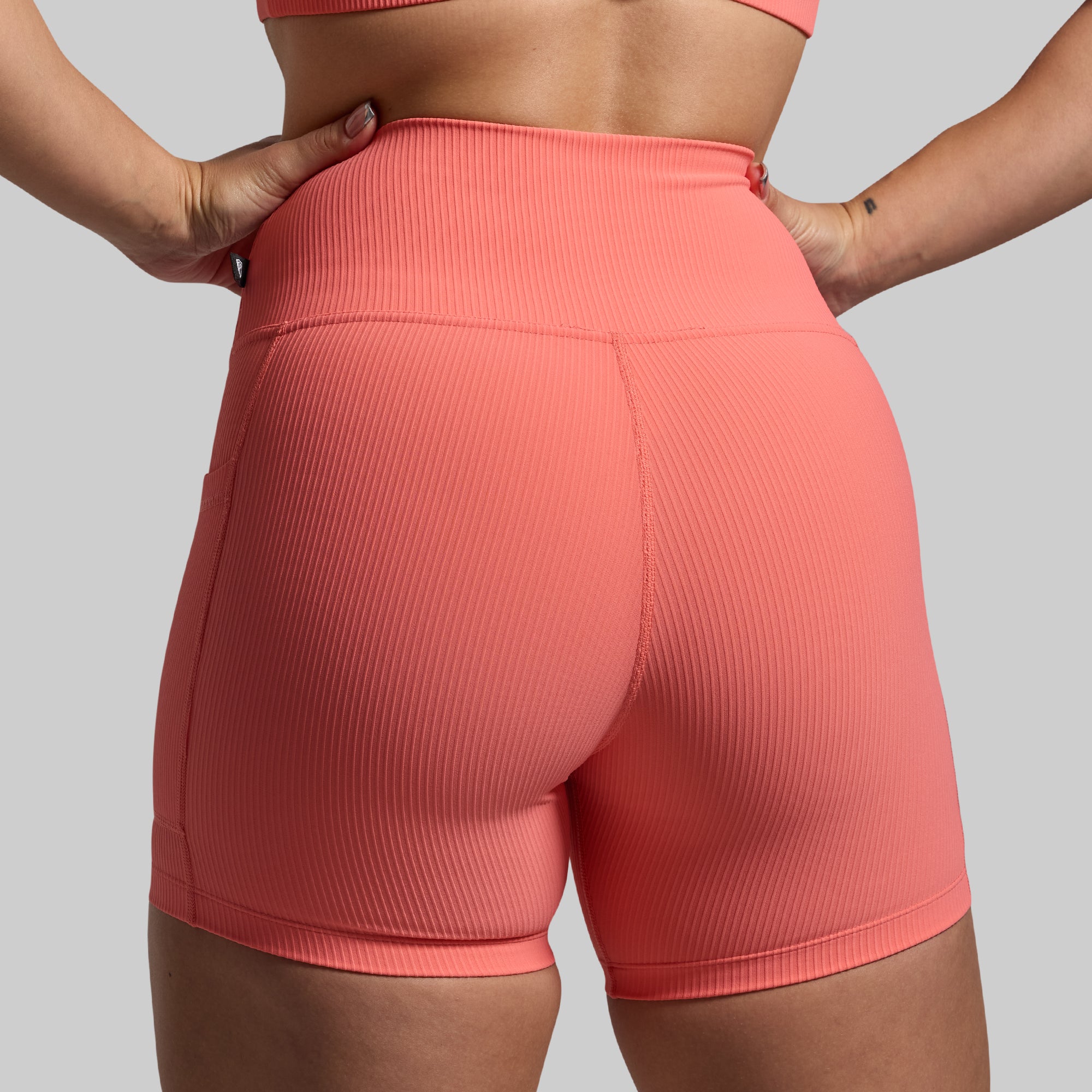 All or Nothing Short Set - Hot Peach | Women's Summer Outfit for Beach, Gym & Casual Wear