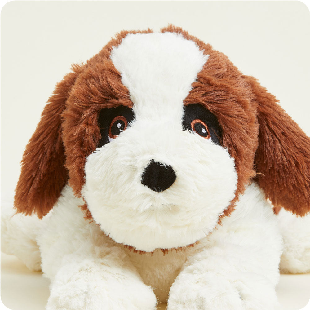 St. Bernard Warmies Plush Microwaveable Heating Pad - Cozy & Comforting for Kids & Adults - Perfect for Cold Weather, Stress Relief & Relaxation at Home or Office