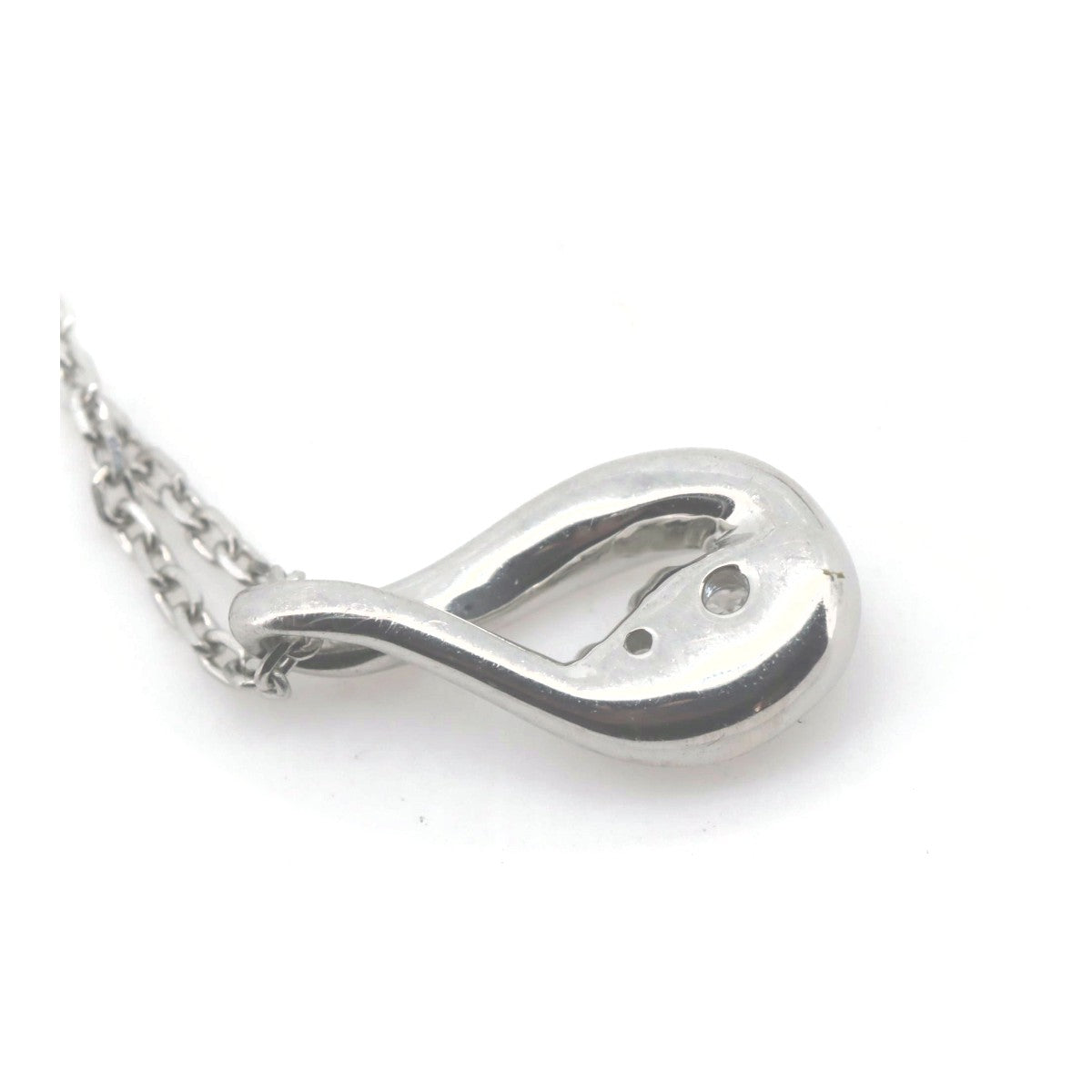 4℃ Diamond Pt850 Necklace for Women - Elegant 18K White Gold Pendant Necklace Jewelry Gift for Anniversary, Valentine's Day & Special Occasions