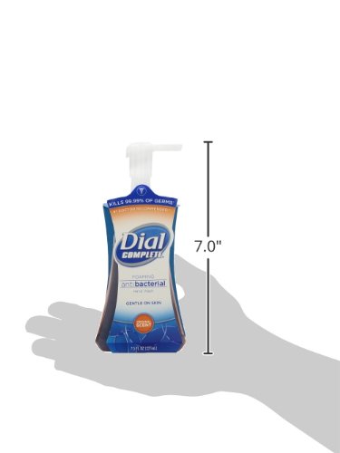 Dial Complete Antibacterial Foaming Hand Wash - Original Scent, 7.5 fl oz | Kills 99.9% Germs | Gentle on Skin | Perfect for Bathrooms, Kitchens & Office Use