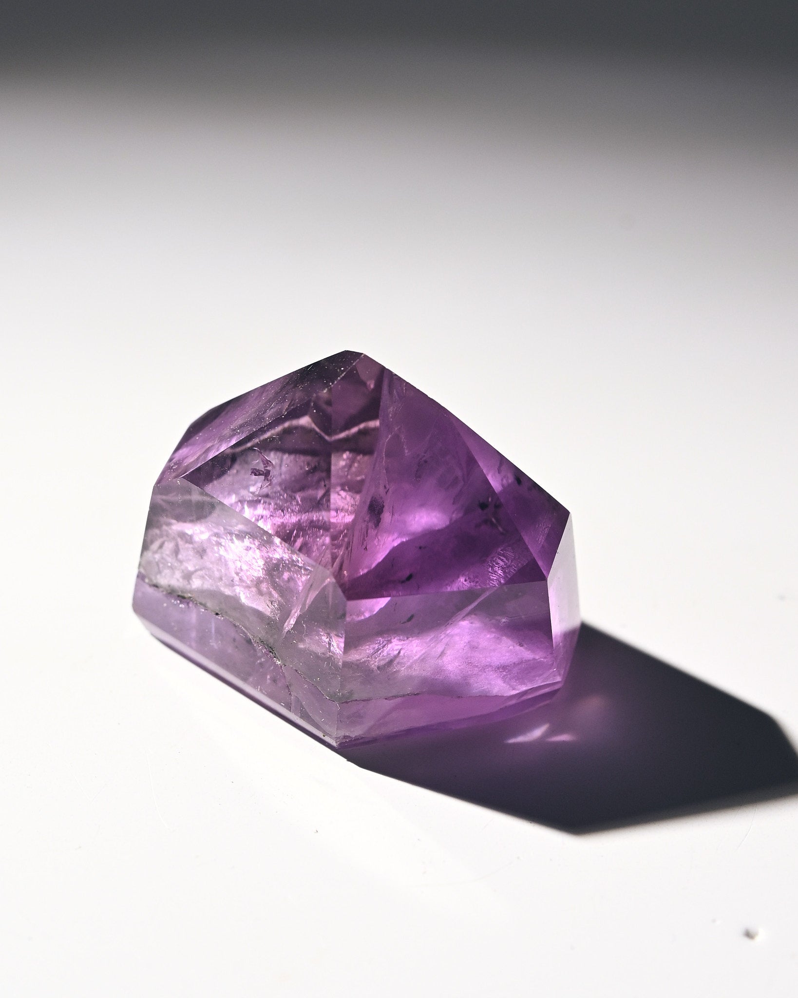 2 Inch Bahia Amethyst Phantom Point - Natural Healing Crystal for Meditation, Reiki & Home Decor
