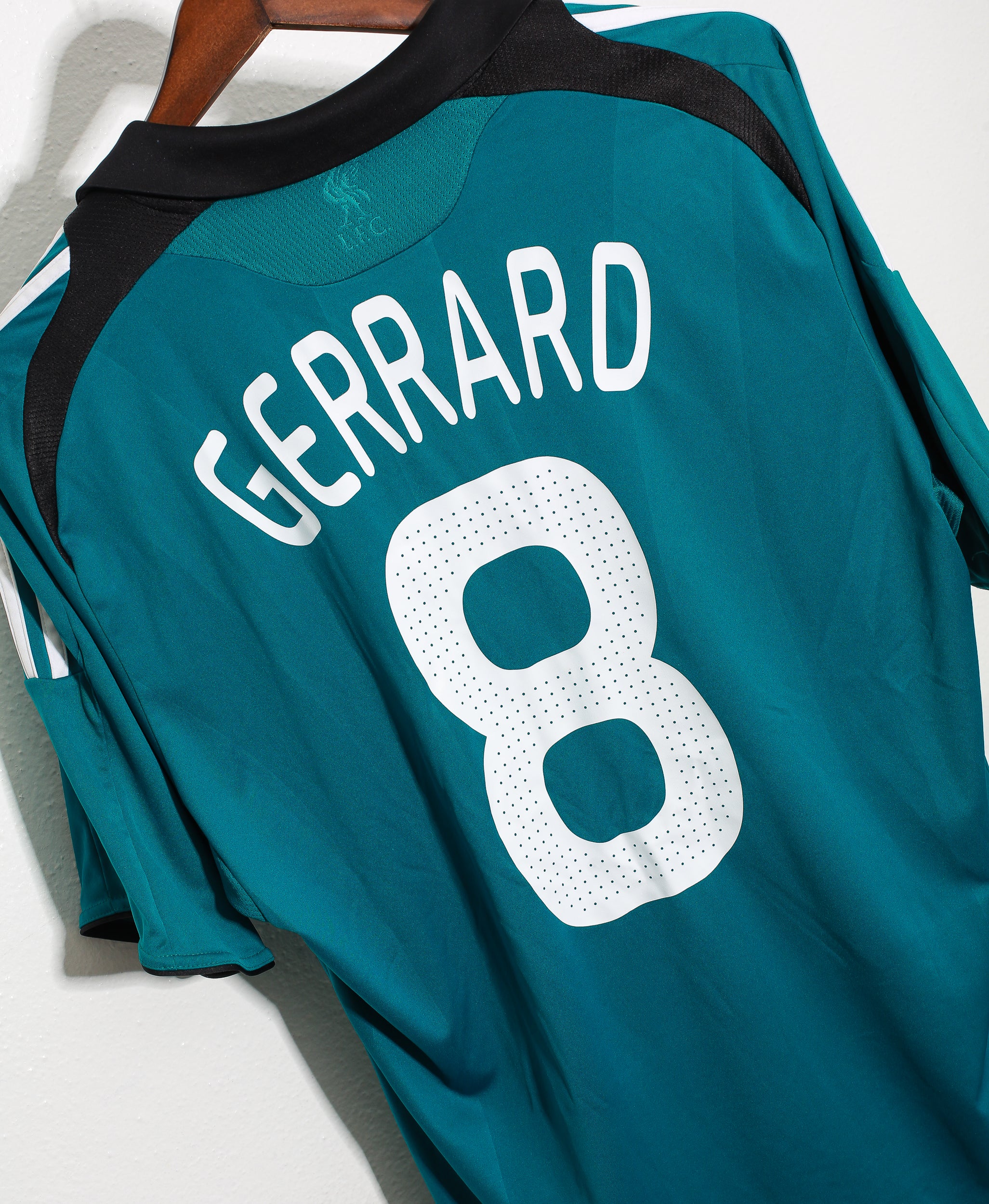 2008-2009 Liverpool FC Third Jersey #8 Gerrard (Large) - Authentic Soccer Jersey for Fans & Collectors - Perfect for Matchdays & Sports Events