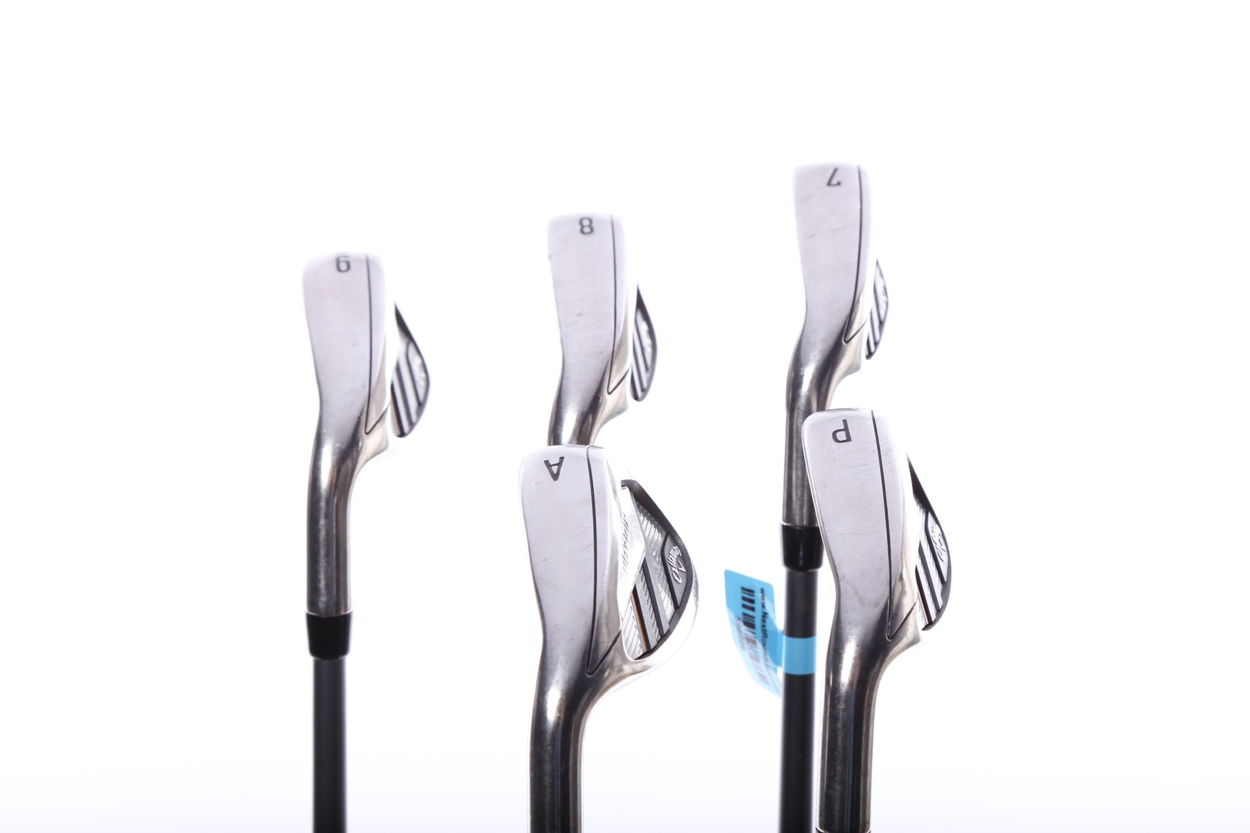Used Callaway Mavrik Iron Set - Left Handed 7-PW, AW Regular Flex Golf Clubs for Men | Perfect for Improving Your Swing & Lowering Scores on the Course