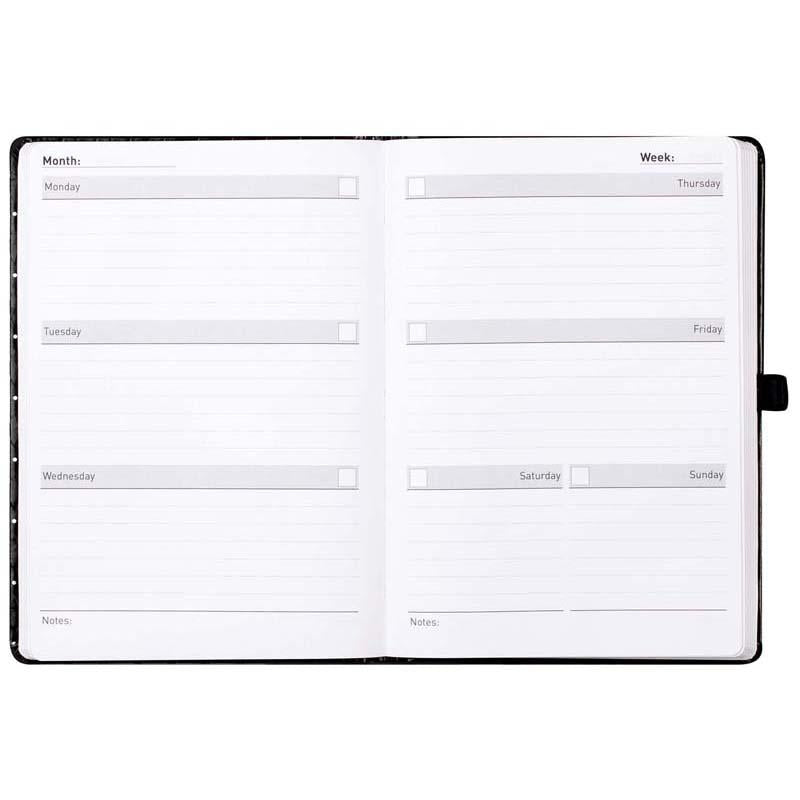 2025 Collins A5 Undated Weekly Planner - Premium Hardcover Diary for Productivity & Goal Setting - Perfect for Students, Professionals & Personal Organization