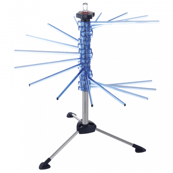 Stainless Steel Pasta Drying Rack - Blue Kitchen Organizer for Spaghetti, Fettuccine & Linguine | Perfect for Home Chefs & Italian Cooking Enthusiasts