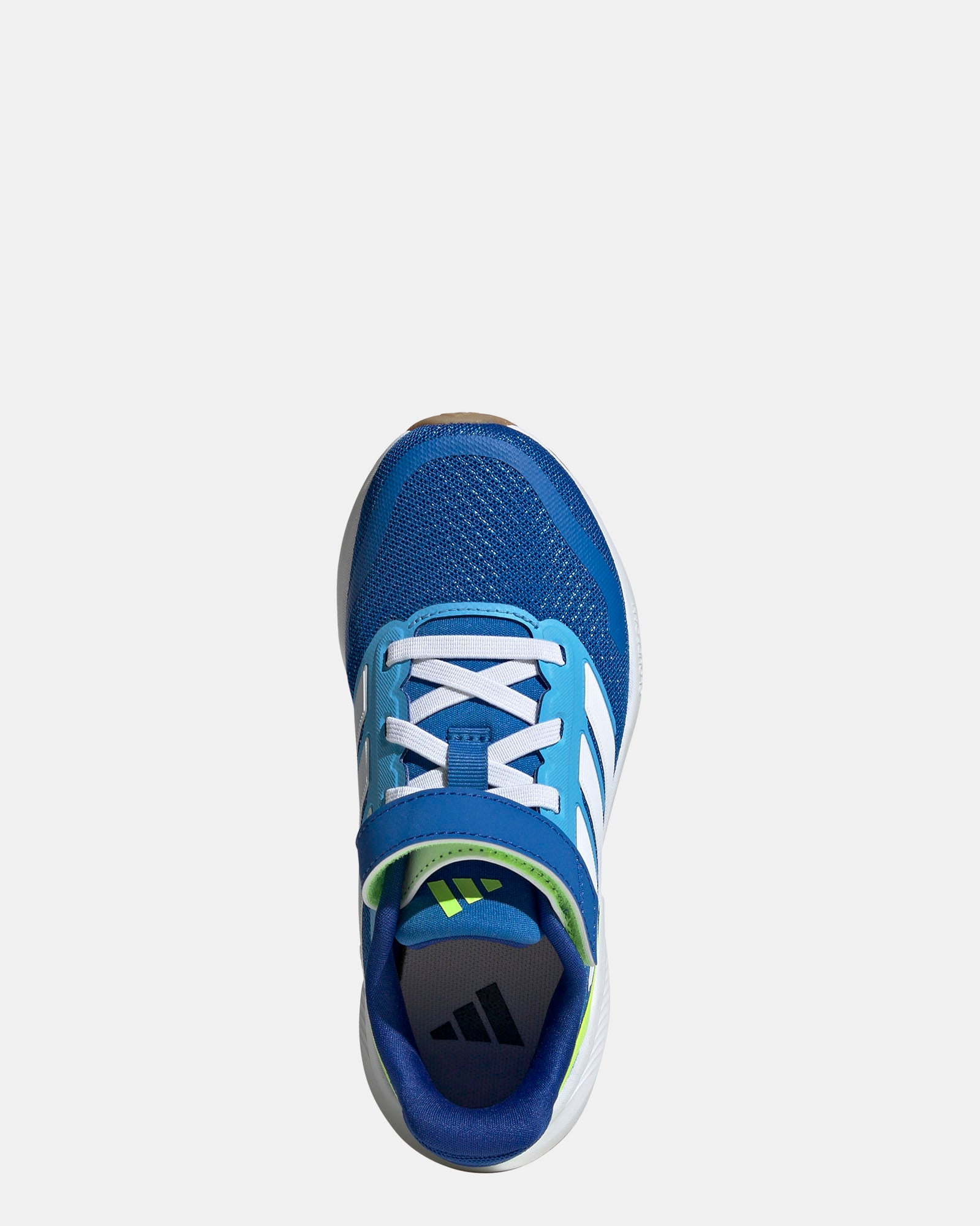 Runfalcon 5 Self-Fastening Kids Running Shoes - Bright Royal/White/Lucid Lemon for Preschoolers | Lightweight & Comfortable for Playtime, School & Outdoor Activities