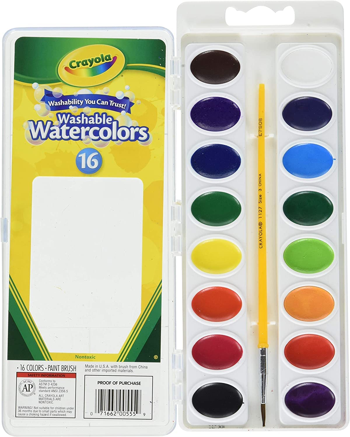 Crayola Broad Line Washable Markers, Classic Colors - 10 Count (Pack of 8) | Vibrant Art Supplies for Kids, School Projects & DIY Crafts