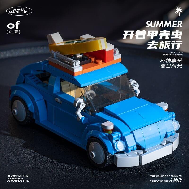 Power Block Summer Time Series Container Model Car - Diecast Toy for Kids & Collectors - Perfect for Playtime, Gifts, and Display