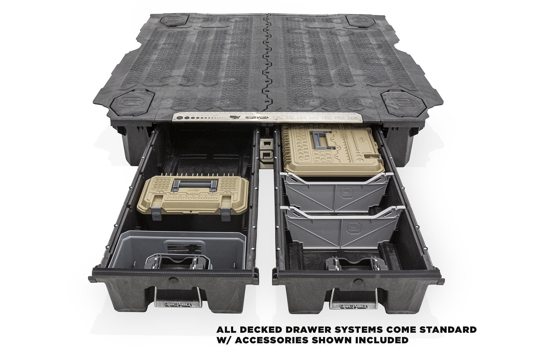 2023 Chevy/GMC 2500/3500 Truck Bed Storage System - Heavy Duty Organizer for Tools & Gear | Perfect for Camping, Work Sites & Off-Road Adventures