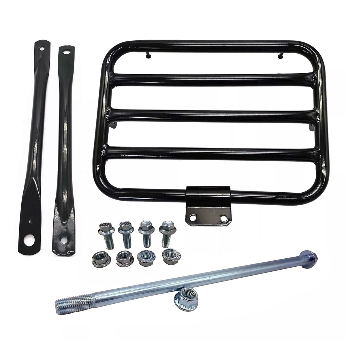 Coleman CT200U 196cc 6.5HP Mini Bike Rear Rack Kit - Heavy Duty Rear Axle Assembly with Support Holder | Perfect for Cargo Hauling, Camping & Off-Road Adventures
