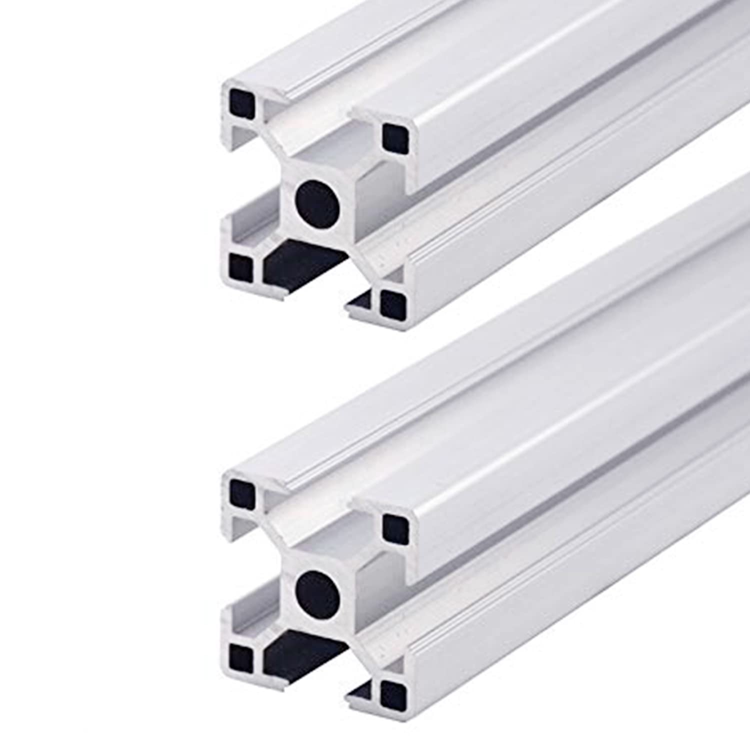 2 Pcs 400mm 3030 CNC 3D Printer Parts - European Standard Anodized Aluminum Linear Rail Extrusion for DIY 3D Printer Builds - Perfect for 3D Printing, CNC Machines, and Robotics Projects