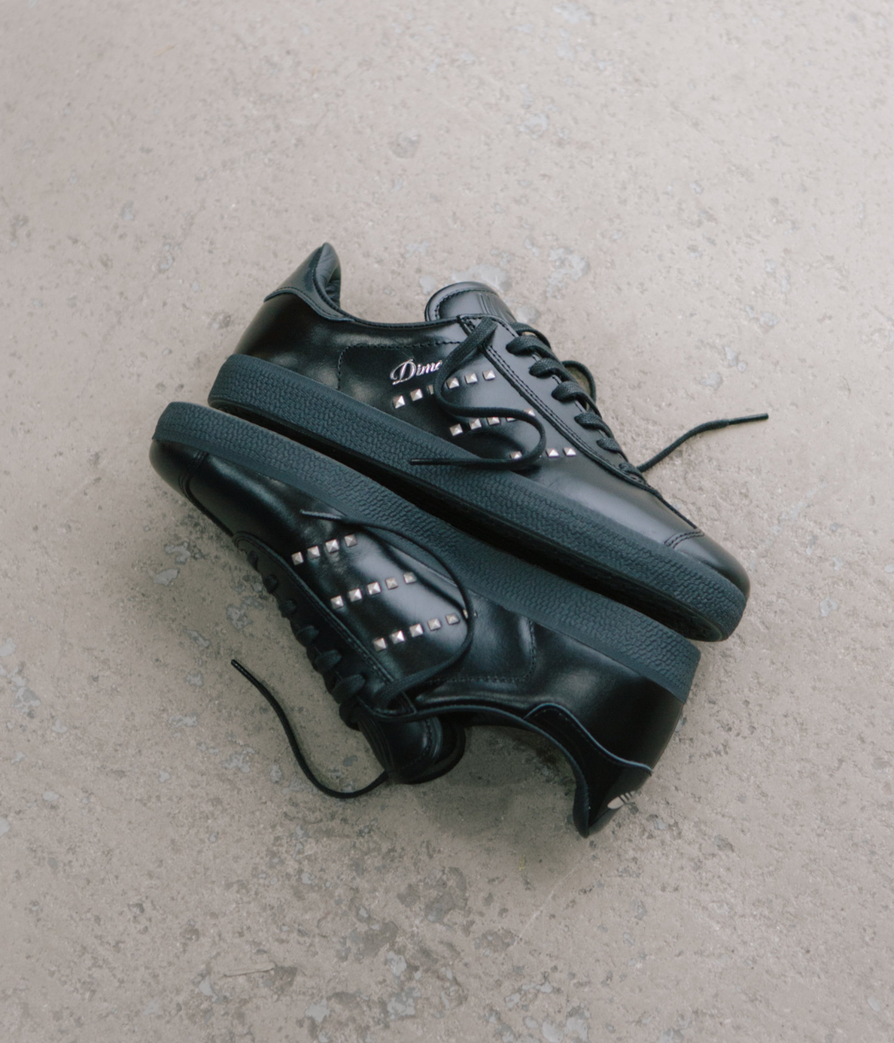 Adidas x Dime Gazelle ADV Sneakers - Core Black / Silver Metallic / Carbon - Men's Streetwear Shoes for Casual Wear & Urban Fashion