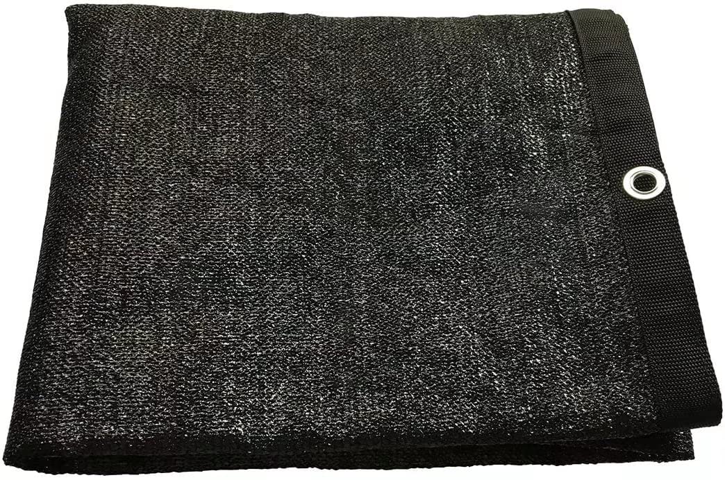 Shatex Privacy Screen Sun Shade Cloth - 8’ x 12’ Black Taped Edge with Grommets - UV Block Mesh for Pergola, Awning, Patio & Window Cover - Perfect for Outdoor Privacy, Sun Protection & Garden Shade