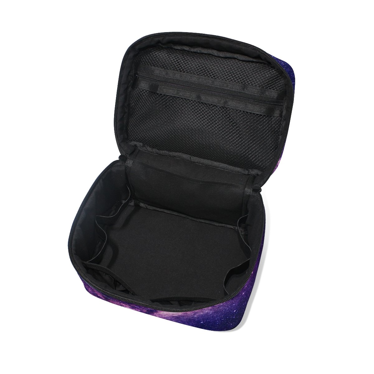 Stylish Lorikeet Galaxy with Stars Cosmetic Bag - Waterproof Travel Makeup Train Case & Storage Organizer for Women | Perfect for Travel, Gym, and Daily Essentials