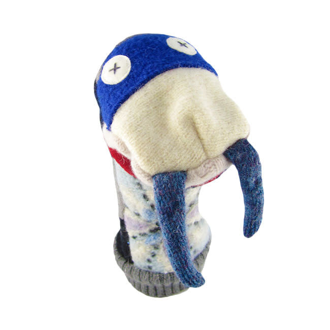 Cute & Levi Wool Animal Puppet - Walrus Hand Puppet for Kids, Storytelling, and Interactive Play | Soft Plush Toy for Imaginative Play and Early Learning