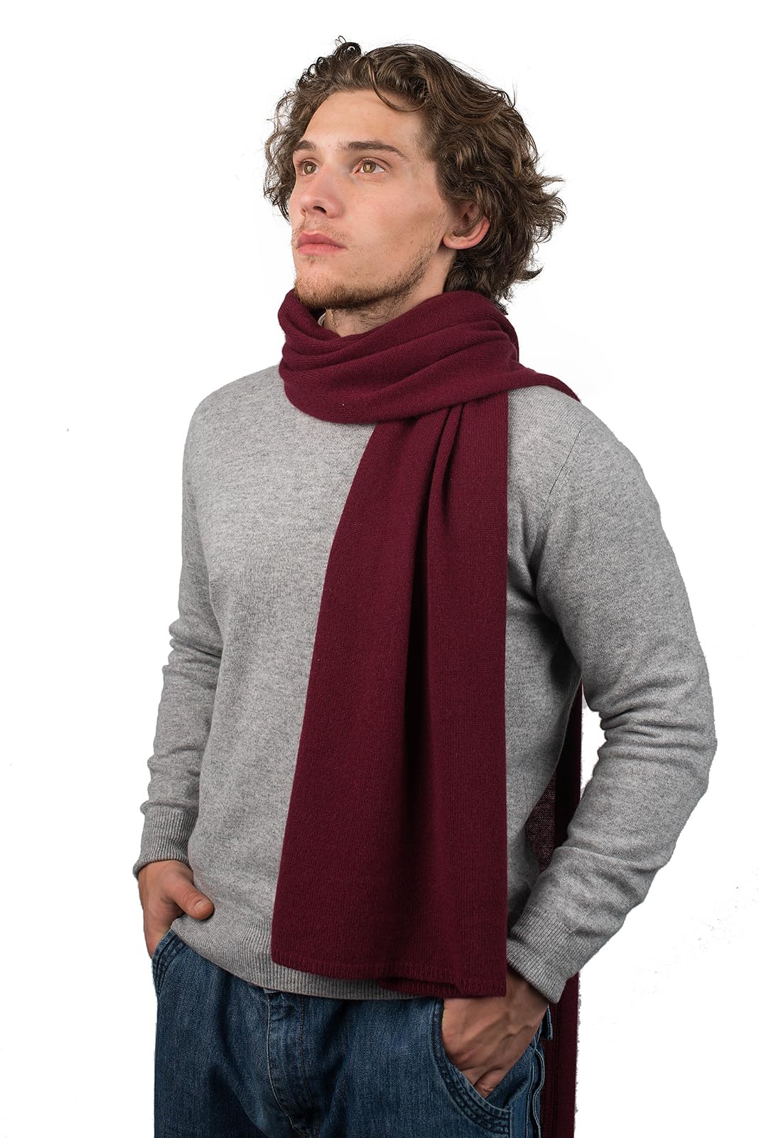Luxury 100% Cashmere Scarf for Women & Men - Soft & Warm Italian-Made Dalle Piane Cashmere Wrap - Perfect for Winter Fashion, Travel & Gift Giving