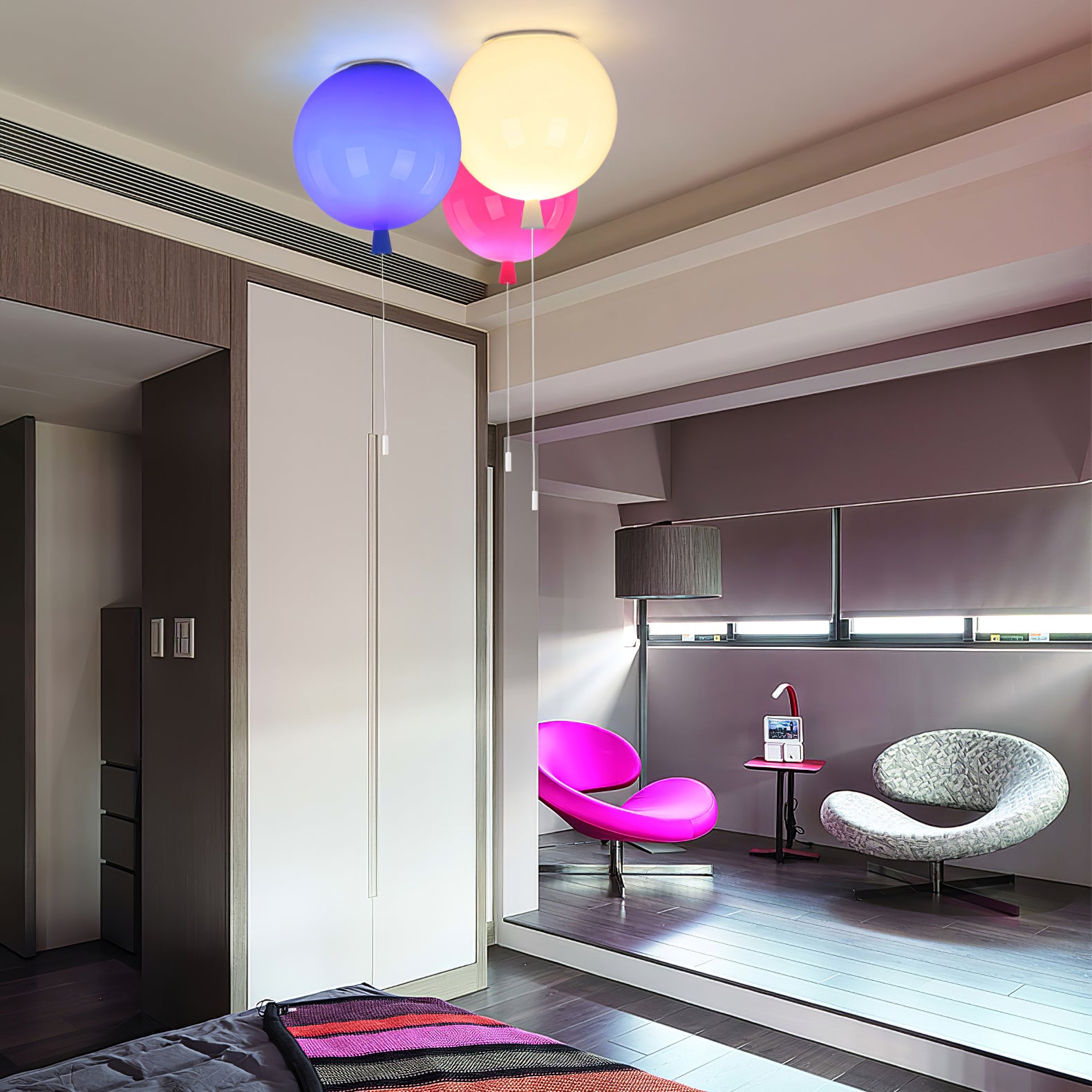 Balloon Dream Pendant Light - Modern Glass Ceiling Lamp for Dining Room, Kitchen Island & Bedroom Decor