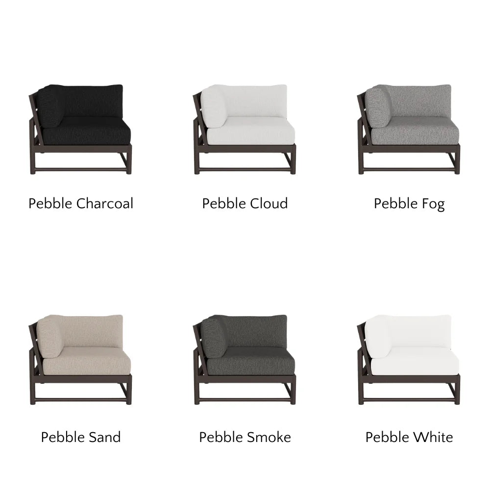 Breeze XL Outdoor Corner Sectional Sofa - Waterproof Patio Furniture Set with Cushions for Backyard, Poolside & Garden Relaxation
