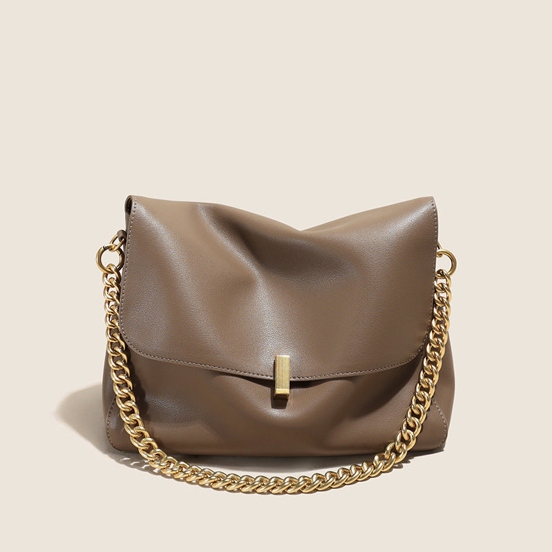 Stylish Crossbody Chain Shoulder Bag for Women - Fashionable & Lightweight Purse for Daily Use, Work, and Evening Events