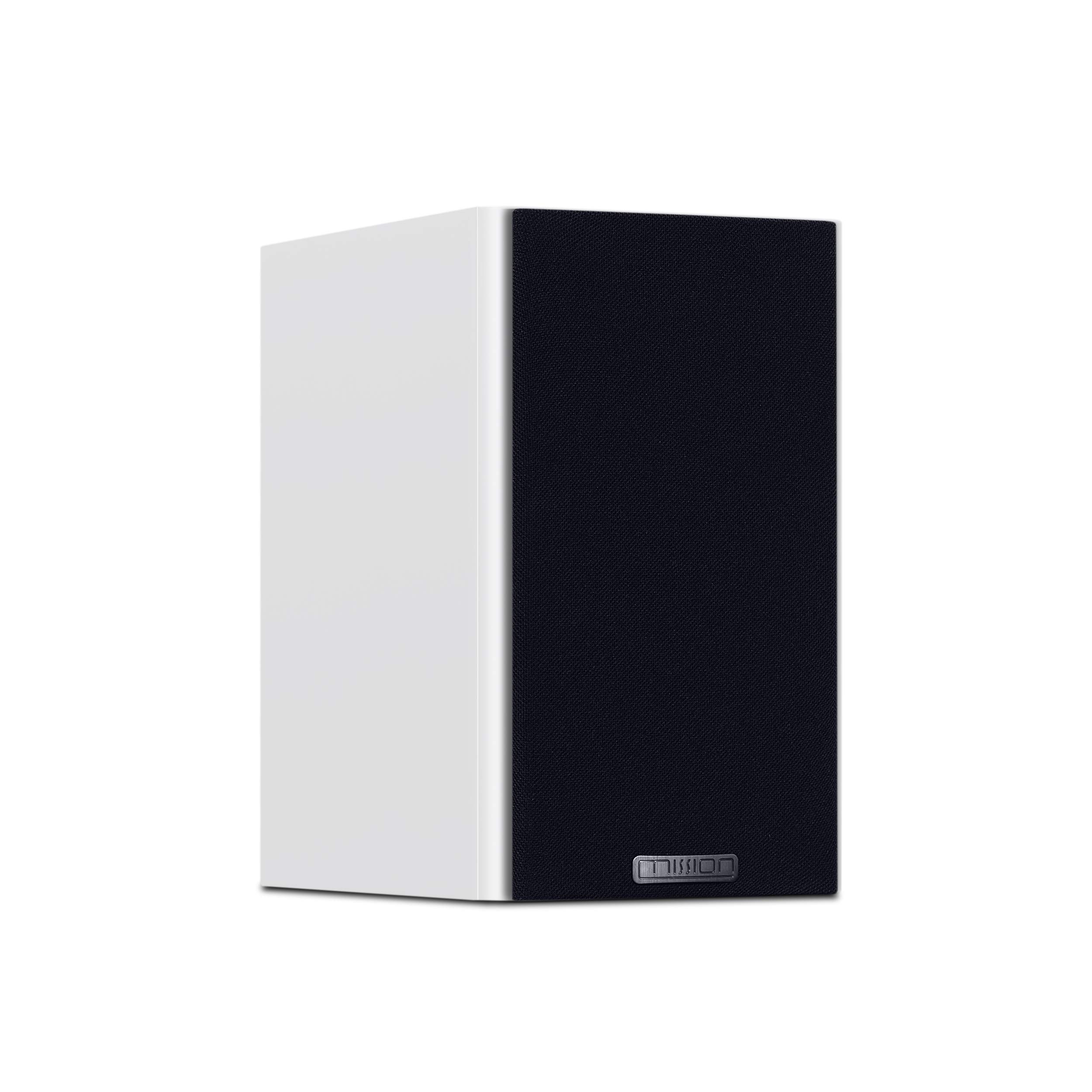 Mission LX-1 MkII Bookshelf Speakers - Premium HiFi Audio for Home Theater & Music (Pair, Lux White) | Perfect for Living Room, Bedroom & Home Studio Setup