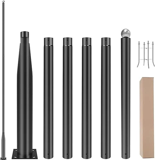 20ft Hykoont Street Light Pole - Outdoor LED Lighting for Streets, Parking Lots & Pathways | Durable & Weatherproof for Commercial & Residential Use