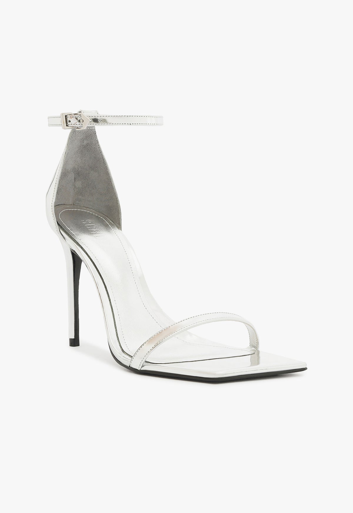 Jenna Specchio Leather Sandals with High Heel - Women's Fashion Dress Sandals for Summer, Parties & Weddings