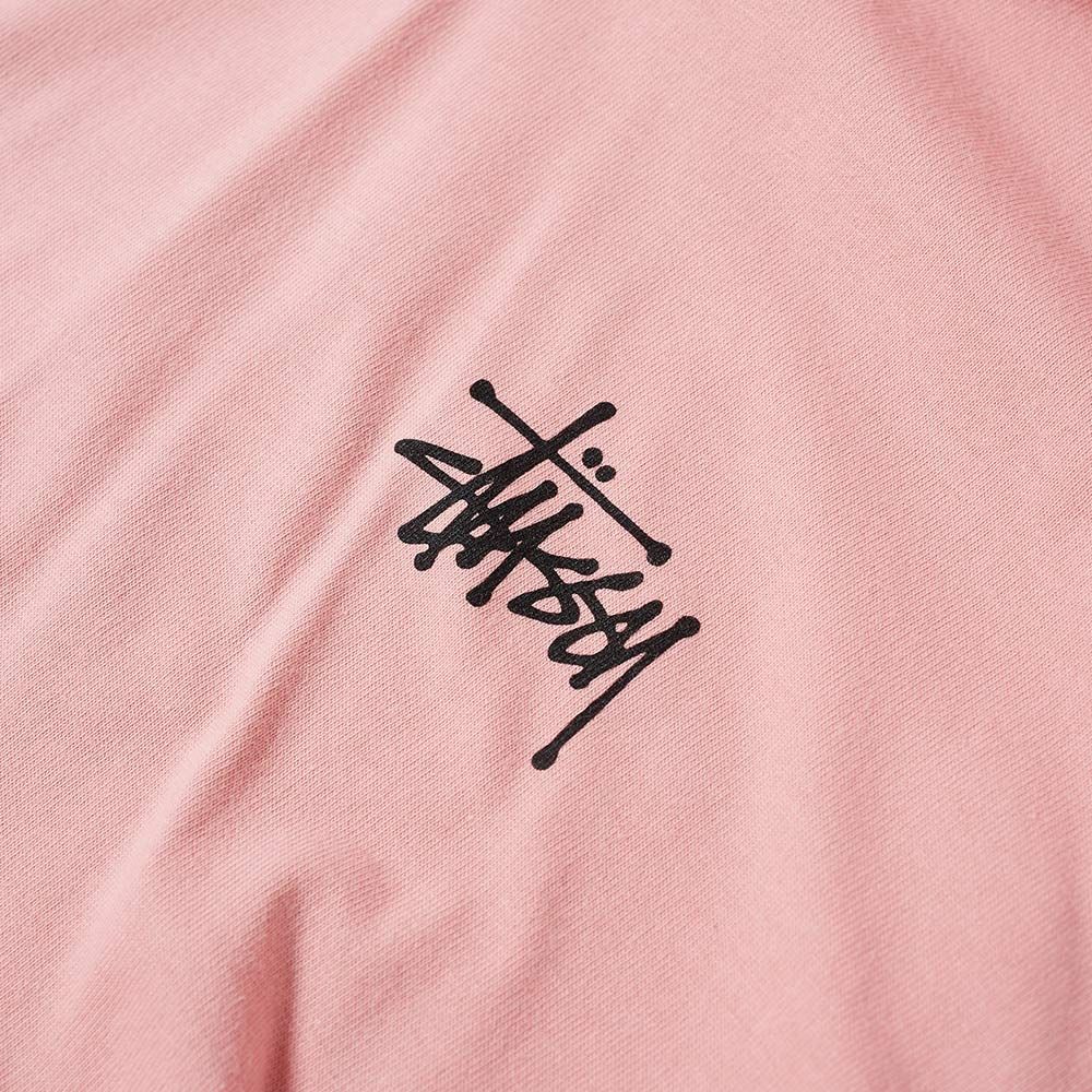 STUSSY Basic Long Sleeve Hooded Tee - Dusty Rose 1984105 | Streetwear Fashion for Men & Women | Casual Wear, Urban Style, Everyday Outfits